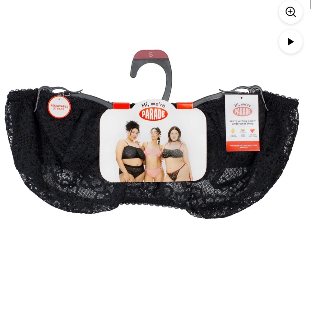 Parade Black Lace Bra